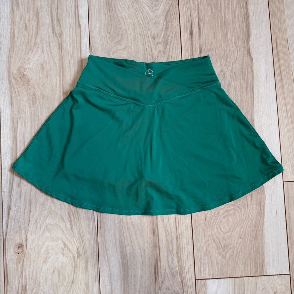 90 Degree By Reflex Teal Skater Skirt